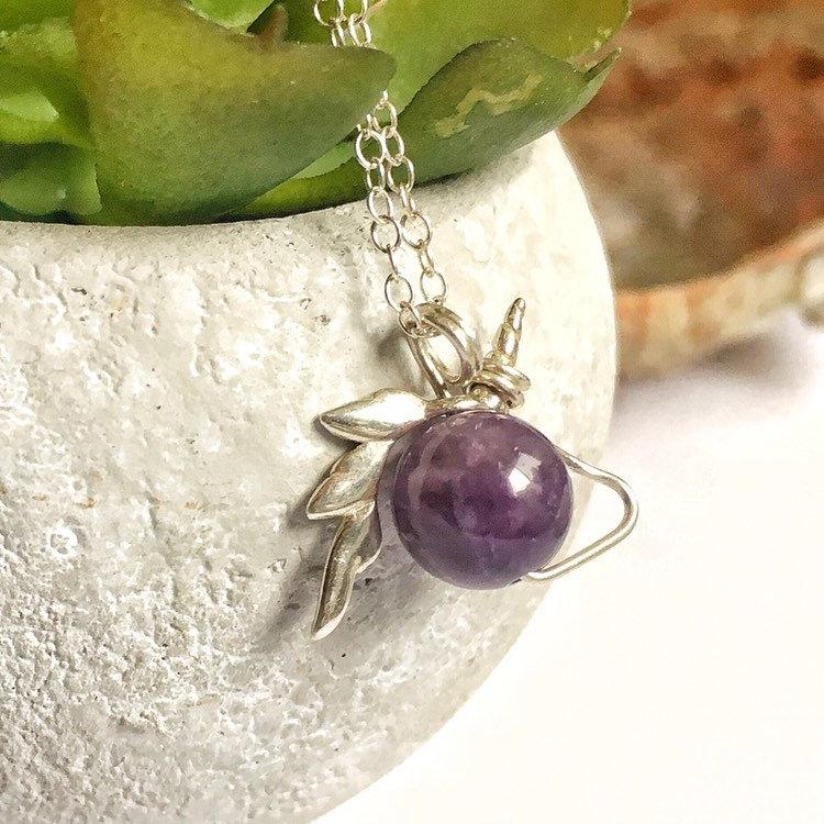 Amethyst Unicorn Charm Necklace - Italian Sterling Silver Jewelry for Women - Perfect Gift for Birthday, Anniversary & Special Occasions