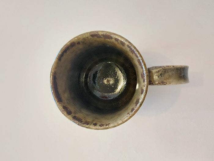 Handmade Ash Glaze Ceramic Mug by Oujigama - Japanese Pottery Coffee Cup for Home, Office & Gifts - Perfect for Tea, Coffee & Hot Beverages