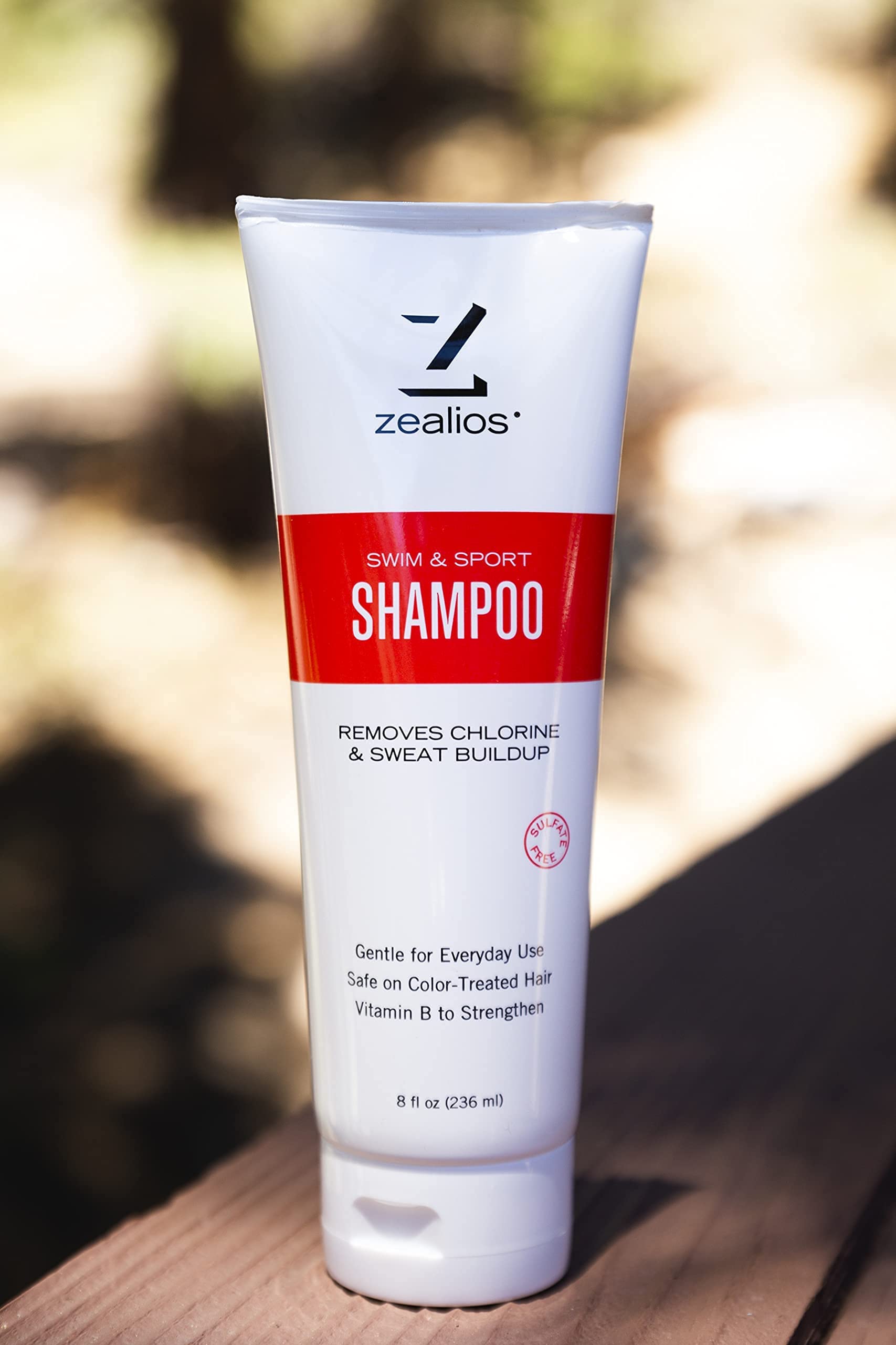 Zealios Swim & Sport Shampoo, Conditioner & Body Wash Set - 8 Oz Each - Moisturizing Formula for Chlorine & Saltwater Protection | Post-Swim Hair & Skin Care for Swimmers, Athletes & Beach Lovers