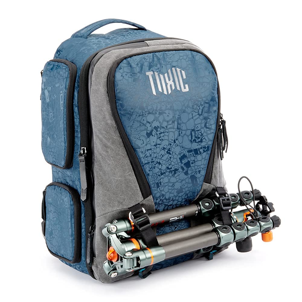 Toxic Valkyrie 20L Camera Backpack - Waterproof DSLR/SLR Camera Bag with Padded Laptop Compartment & Lumbar Support - Professional Photography Gear for Travel, Hiking & Outdoor Shooting (VALKYRIE-SAPP-M)