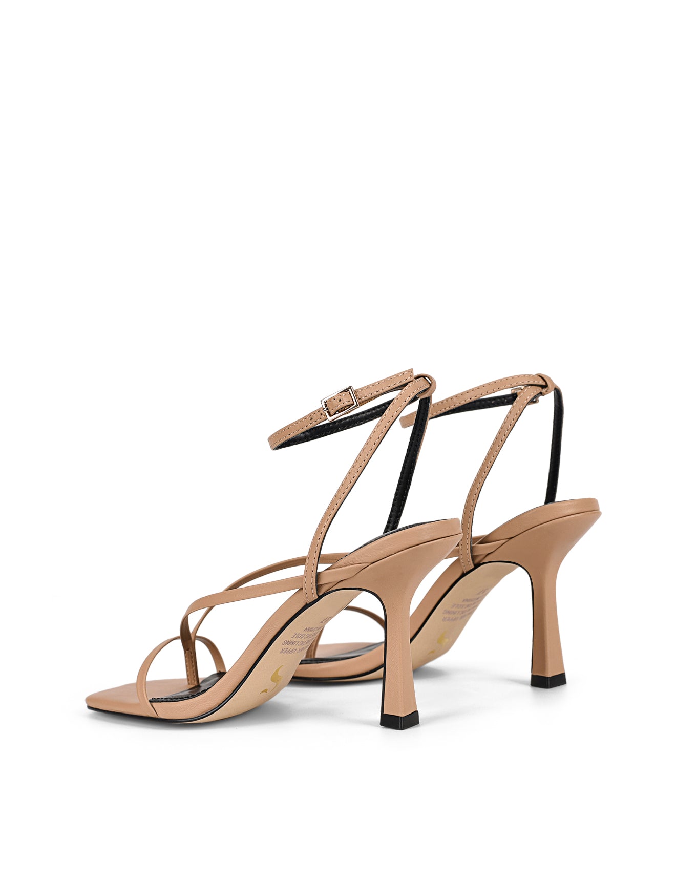 Almond Tan Leather Spice Strappy Sandals - Women's Comfortable Summer Beach Shoes for Walking, Travel & Casual Outfits
