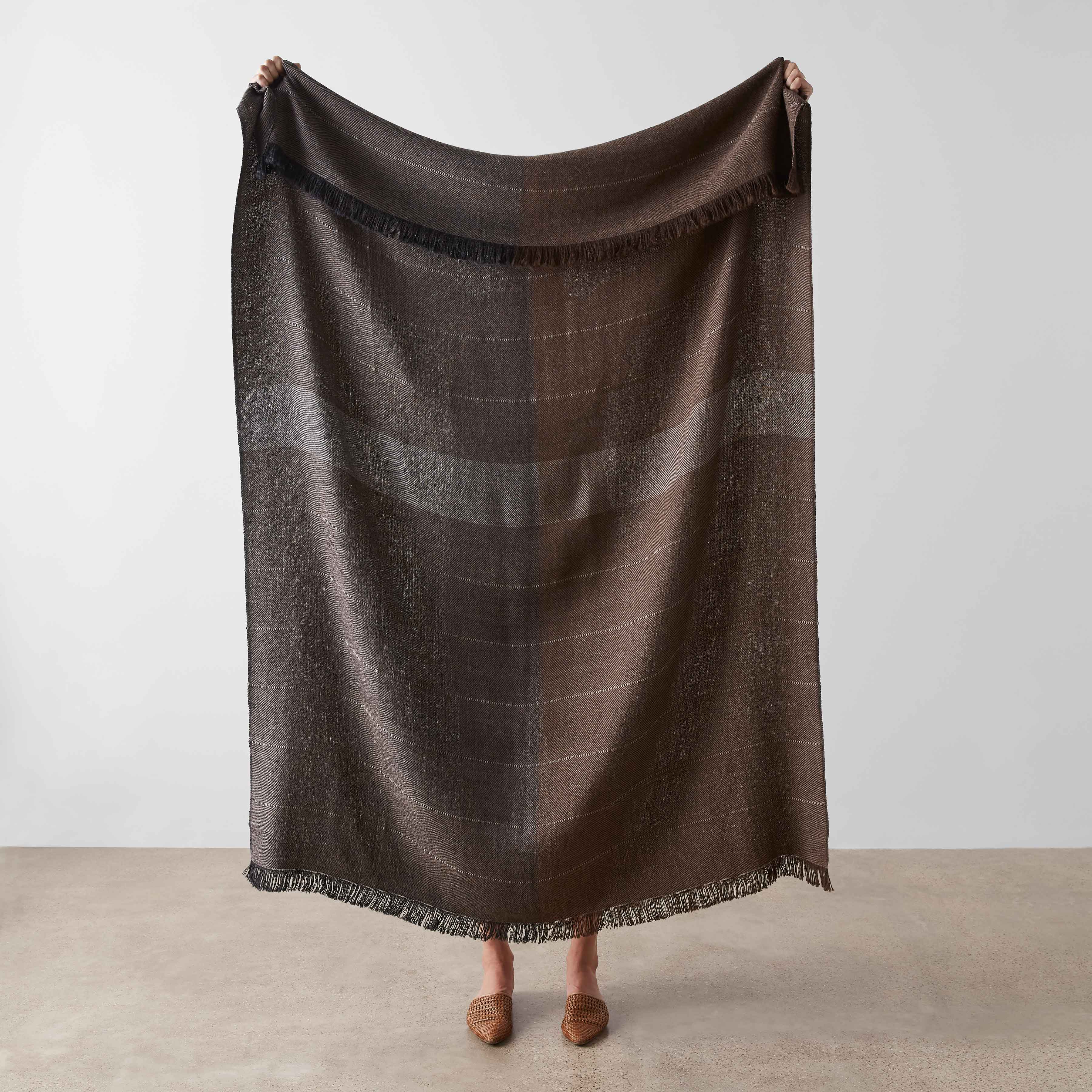 Soft Marisol Alpaca Throw Blanket - Luxurious 100% Alpaca Wool for Cozy Home & Travel - Perfect for Sofa, Bed, and Outdoor Picnics