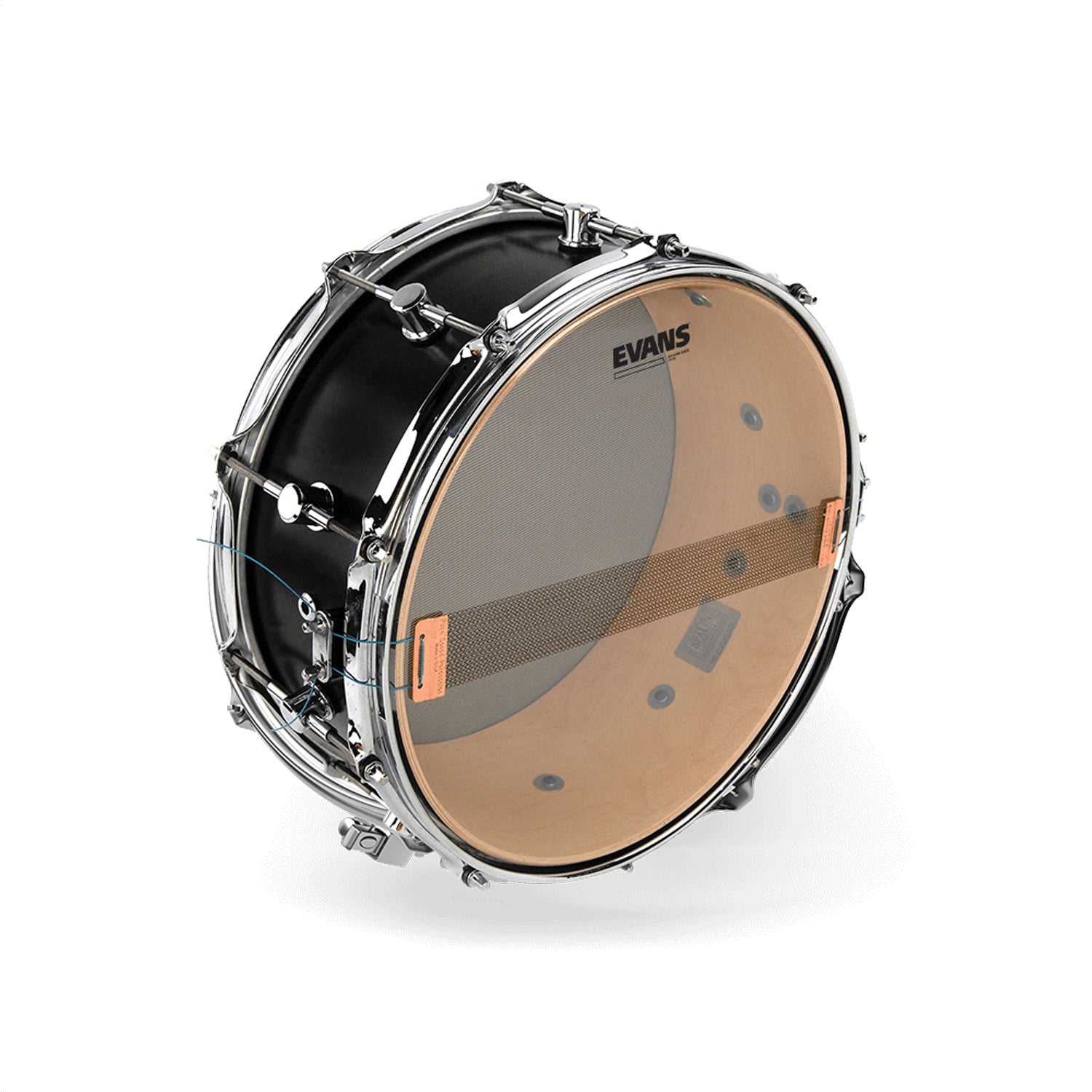 Evans Hazy 200 Drum Head 14 Inch - Premium Snare Drum Head for Clear & Warm Sound - Perfect for Studio Recording & Live Performances
