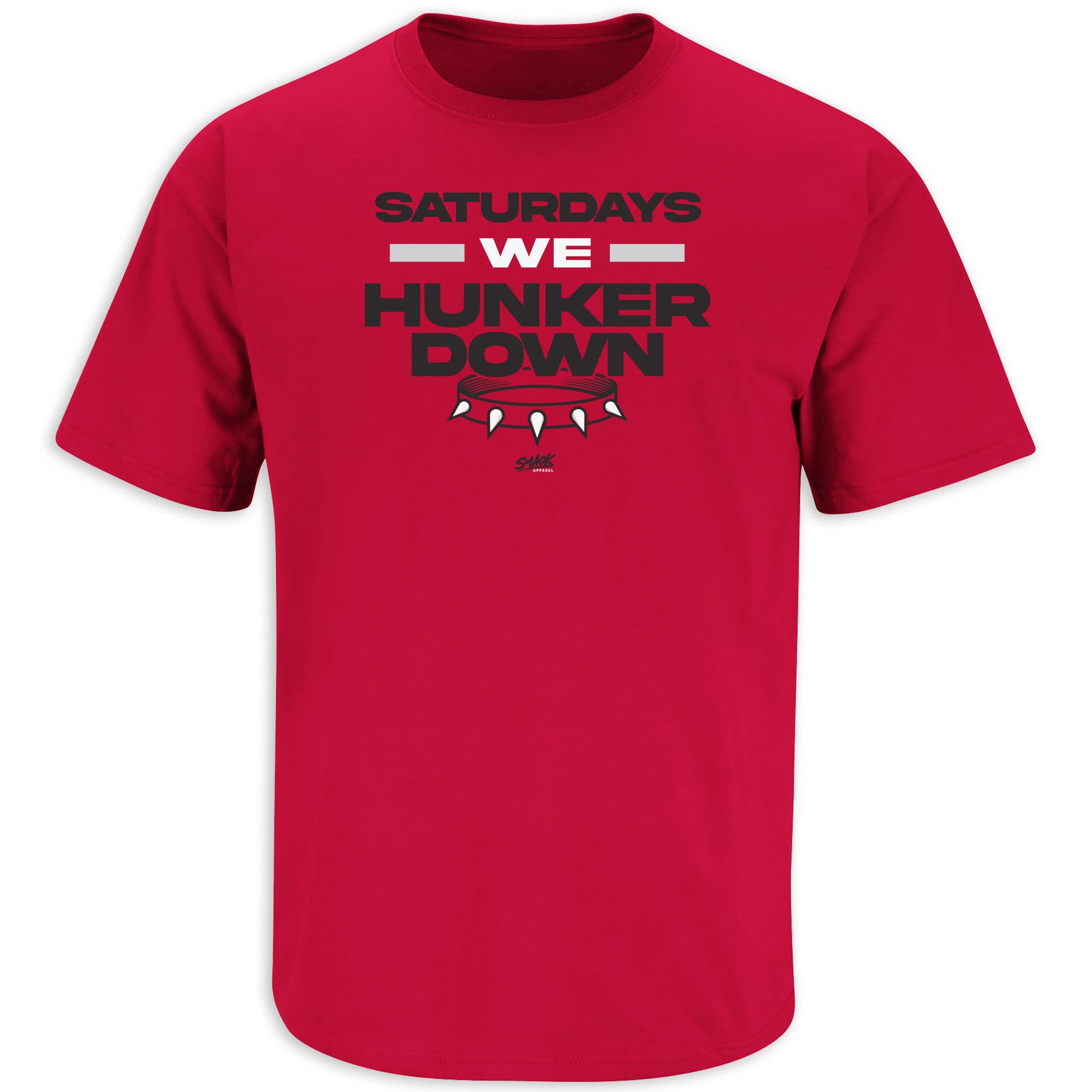 Smack Apparel Saturdays College Fan T-Shirt (SM-5XL) - Comfortable Cotton Tee for Game Day, Tailgating & Campus Wear