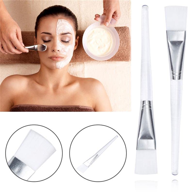 Professional Face Mask Brush Set with Headband & Cleansing Sponge - Foundation Applicator, Makeup Remover & Skin Care Tools for Men & Women | Perfect for Spa, Home Facial & Daily Beauty Routine