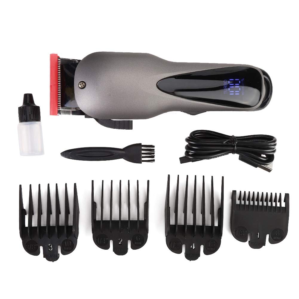 SHINON Professional Cordless Hair Clipper - Rechargeable LED Hair Trimmer for Men & Women - Barber Grade Haircut Machine for Home & Salon Use - Perfect for DIY Haircuts, Beard Trimming, and Grooming