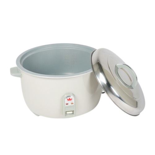 Crown ER30A 6L Electric Rice Cooker - 6 Quart Digital Rice Steamer with Keep Warm Function | Perfect for Home, Dorm & Office Use