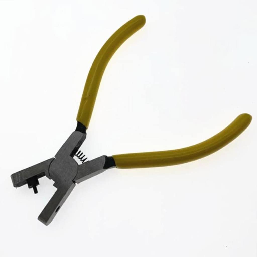 Premium Universal Leather Hole Punch Pliers - Professional Hand Strap Watch Band Belt Punching Tool for Leathercraft & DIY Projects | Perfect for Watch Straps, Belts, Shoes & Leather Accessories
