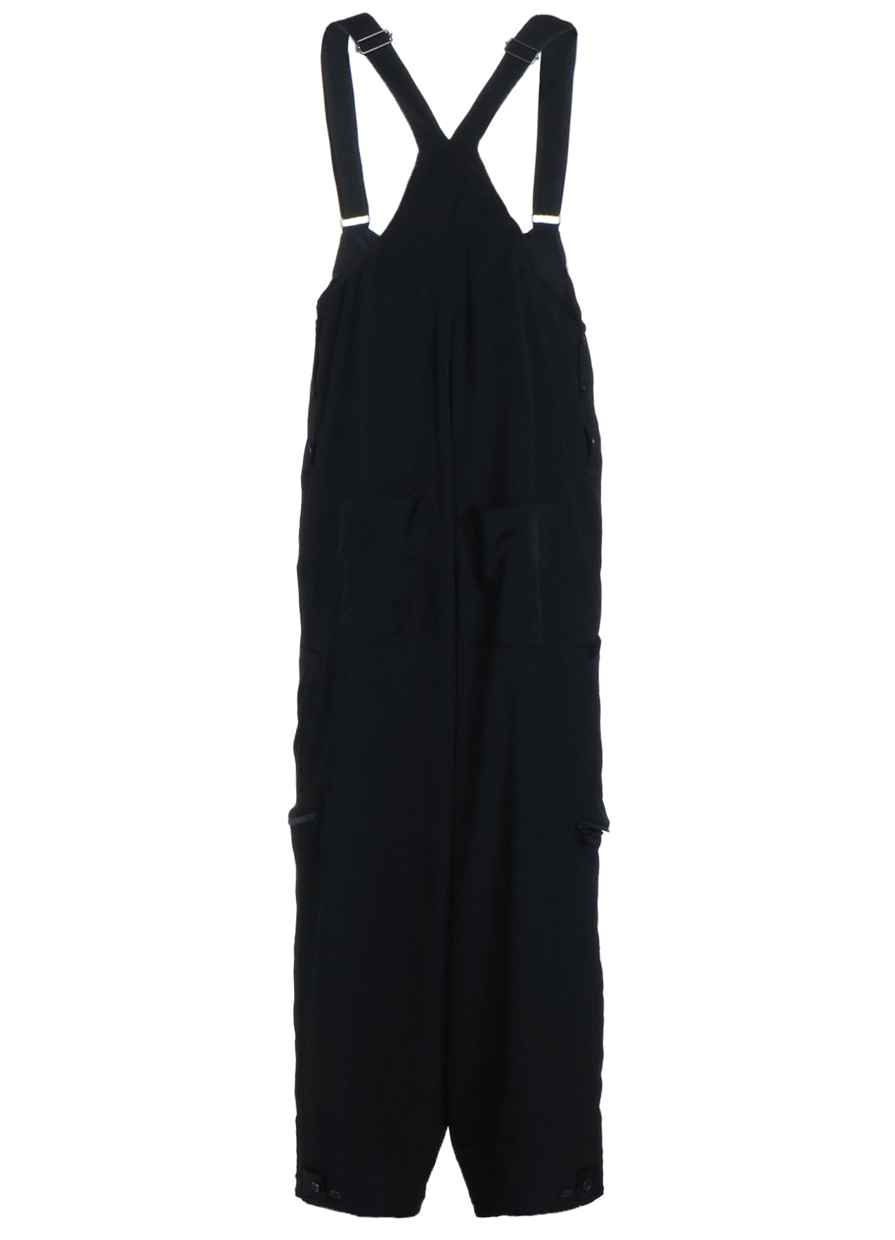 Stylish Crepe de Chine Gusseted Zippered Pocket Overalls for Women - Perfect for Casual Outings, Workwear & Everyday Comfort