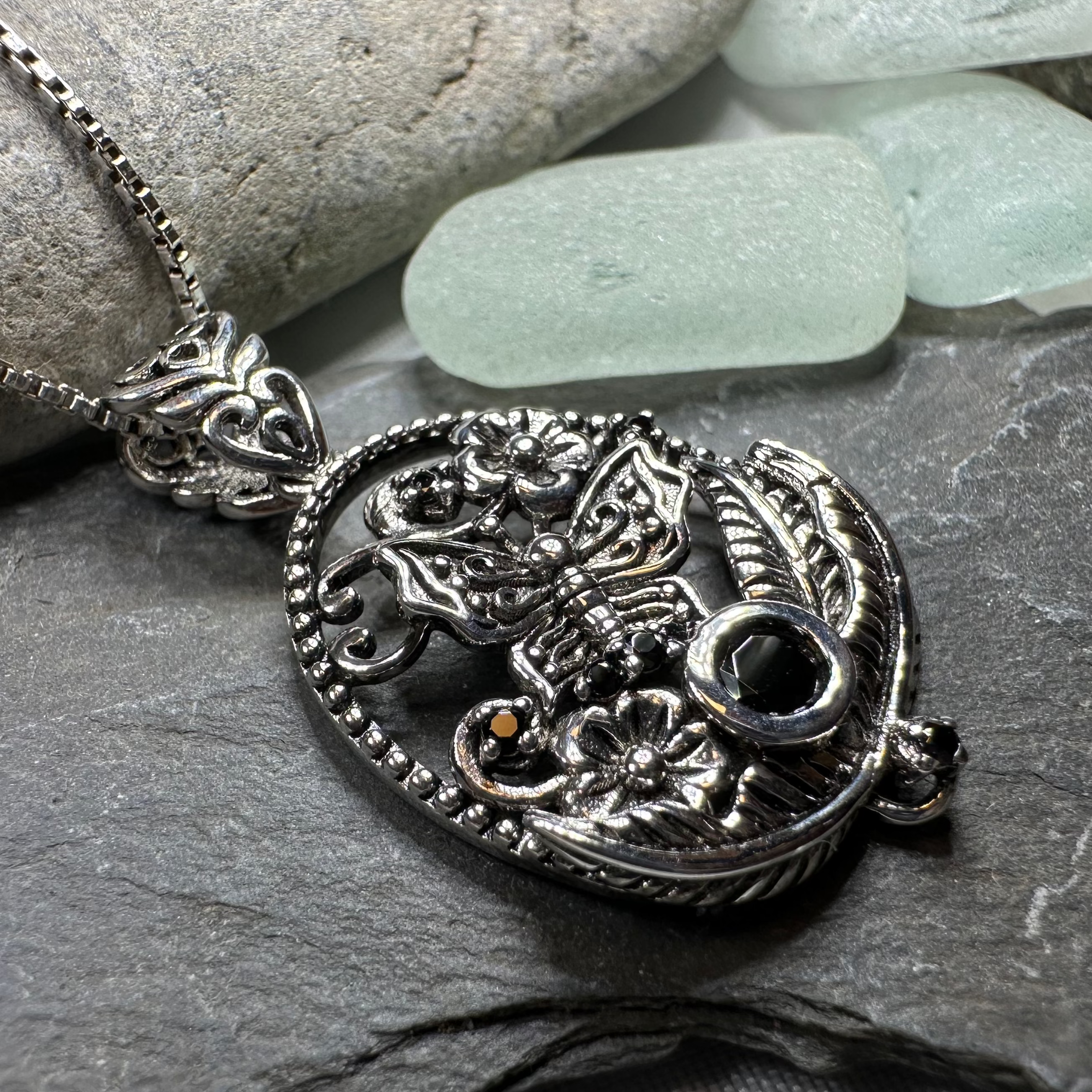 Celtic Butterfly Necklace for Women - Elegant Stainless Steel Pendant Jewelry Gift for Her | Perfect for Weddings, Anniversaries, and Special Occasions