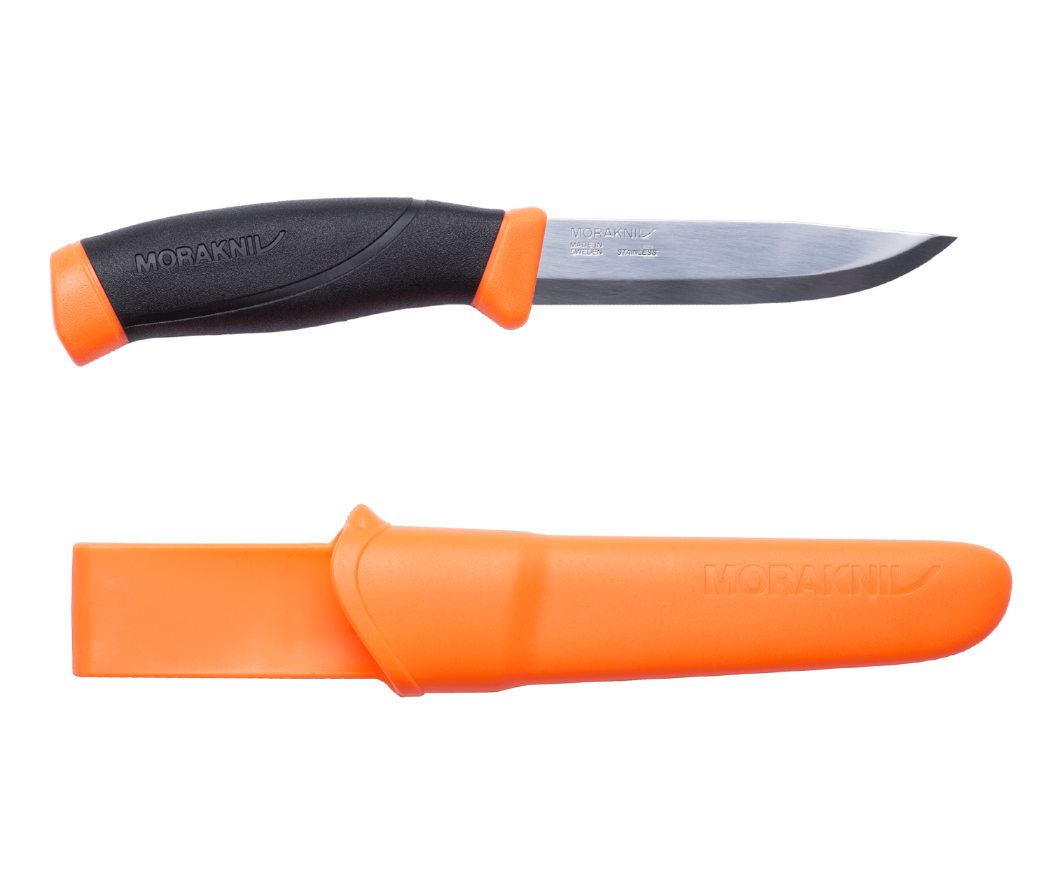 MoraKniv Companion Knife - Stainless Steel Outdoor Survival Knife for Camping, Hiking & Bushcraft | Compact Fixed Blade with Sheath | Perfect for Hunting, Fishing & Wilderness Adventures