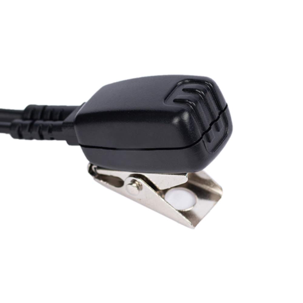 Klykon G-Shape Earpiece Headset with PTT Mic for Motorola XPR3500 XPR3000 XPR3300 XPR3300e XPR3500e - Mototrbo Walkie Talkie 2-Way Radio Accessories - Ideal for Security, Construction & Outdoor Communication
