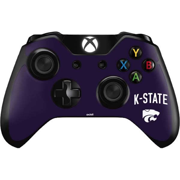Officially Licensed K-State Logo Gaming Skin Decal for Xbox One Controller - Custom Protective Cover for Enhanced Grip & Style - Perfect for Gamers, Collectors & Wildcats Fans