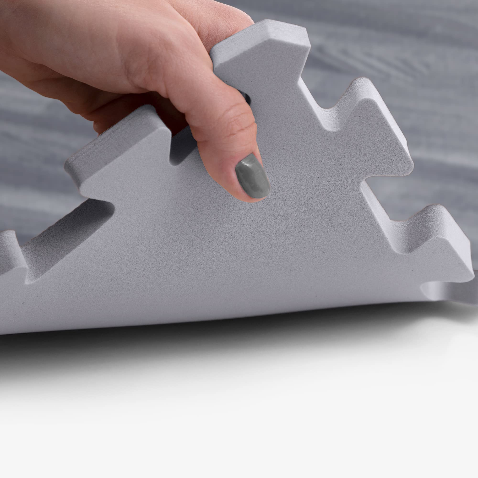 Premium Soft Wood Print Interlocking Foam Flooring Tiles - 3/8