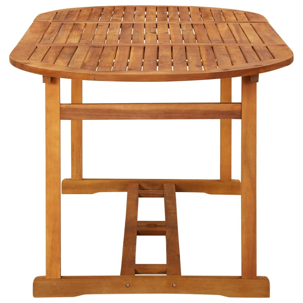 Solid Acacia Wood Outdoor Patio Table 70.9