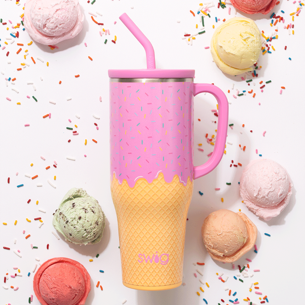 40oz Scoop There It Is Mega Mug - Large Insulated Tumbler for Coffee, Tea & Cold Drinks - Perfect for Home, Office & Travel