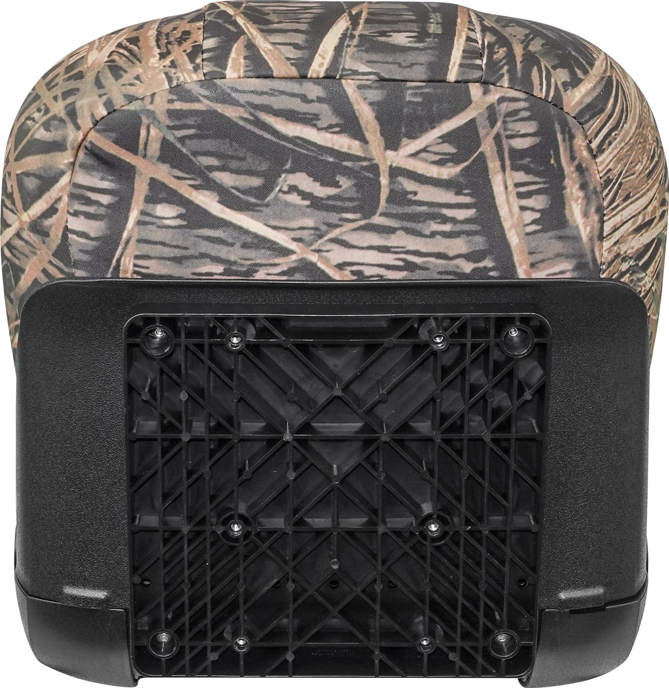 Tempress ProBax Orthopedic Folding High Back Boat Seat - Mossy Oak Shadow Grass/Black/Carbon - Ergonomic Support for Fishing & Boating Comfort