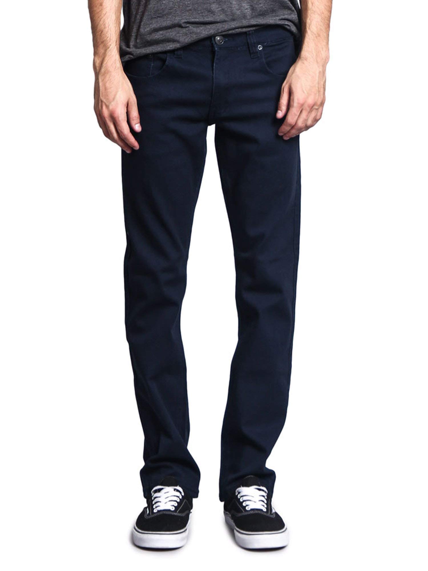 Stylish Men's Slim Fit Colored Jeans - Trendy Casual & Streetwear Pants for Everyday Wear | Perfect for Dating, Parties & Urban Fashion
