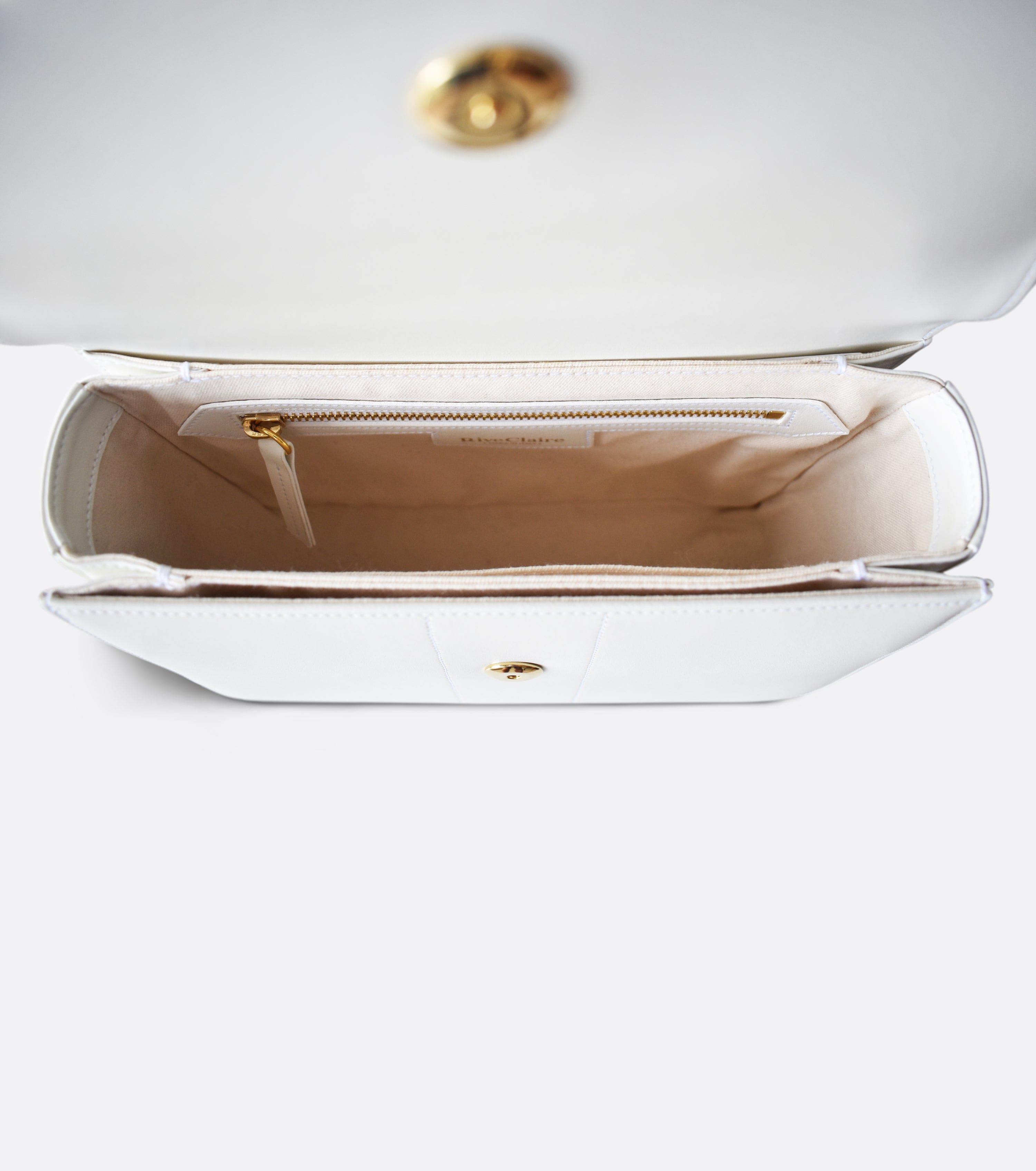 Vegan Leather Shoulder Bag for Women - Apple Midi Nomad Crossbody Purse in White | Perfect for Work, Travel & Everyday Use