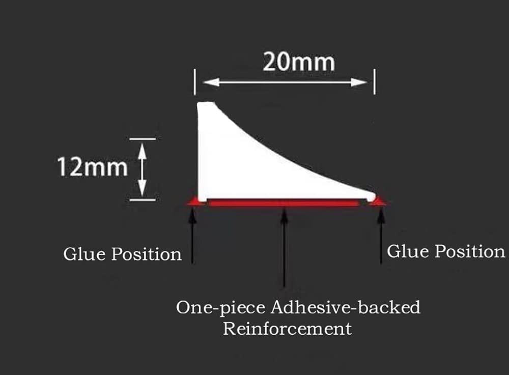 39 Inch Shower Screen Seal - Waterproof Silicone Shower Dam & Bathtub Splash Guard - Non-Slip Bathroom Threshold Barrier for Shower, Tub & Kitchen (Perfect for Wet Rooms & Sliding Door Protection)