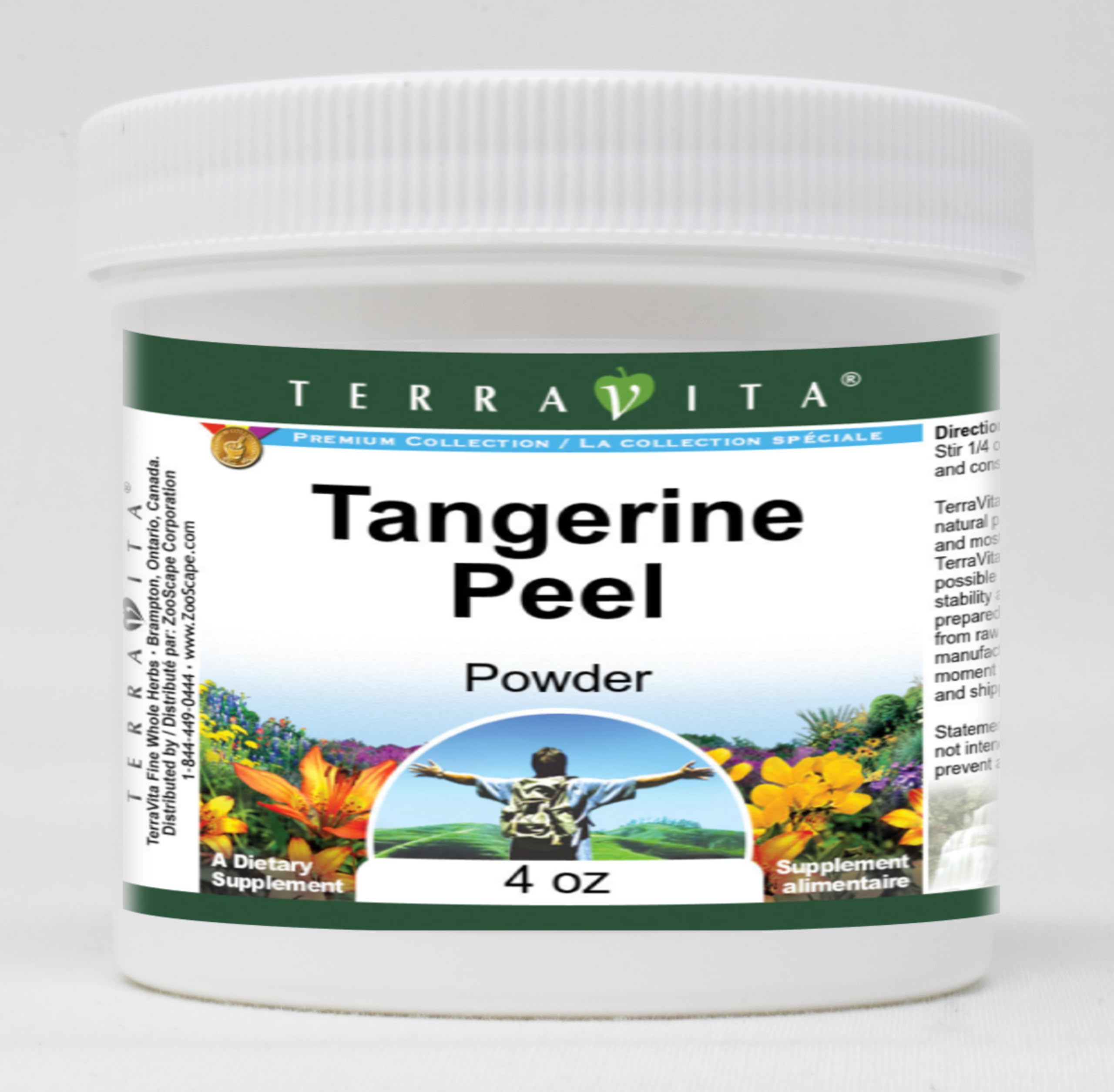 Premium Tangerine Peel Powder 4 oz (3-Pack) - Natural Citrus Flavor for Baking, Tea & Skincare | ZIN: 521517 | Perfect for Smoothies, Desserts & DIY Beauty Recipes
