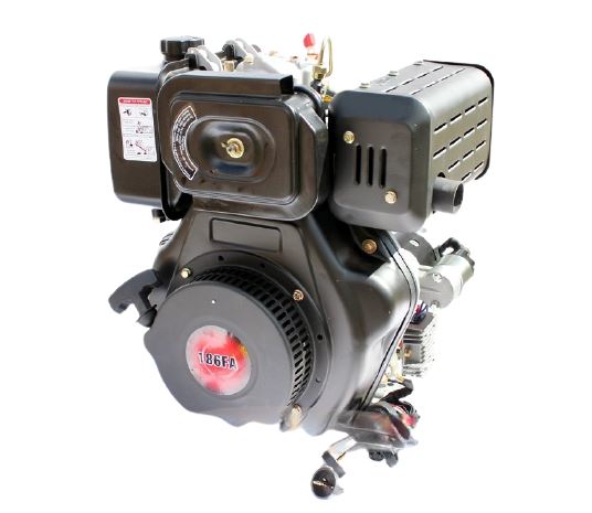 Aiko 10HP 4-Stroke 186FA Diesel Engine - LT 186FA Model | Reliable Power for Farming, Construction & Industrial Equipment