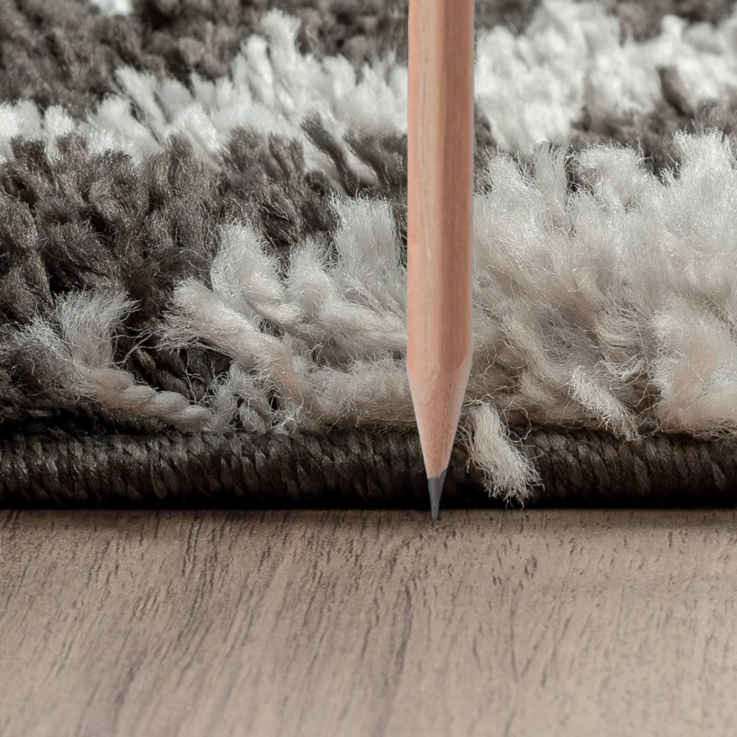 White 4x6 Shag Rug - Soft Easy Clean Modern Area Rug for Living Room, Bedroom, Dining Room & Kitchen - Plush Shaggy Carpet for Home Decor & Entryway - Perfect for Cozy Spaces & Alfombras para Salas Modernas