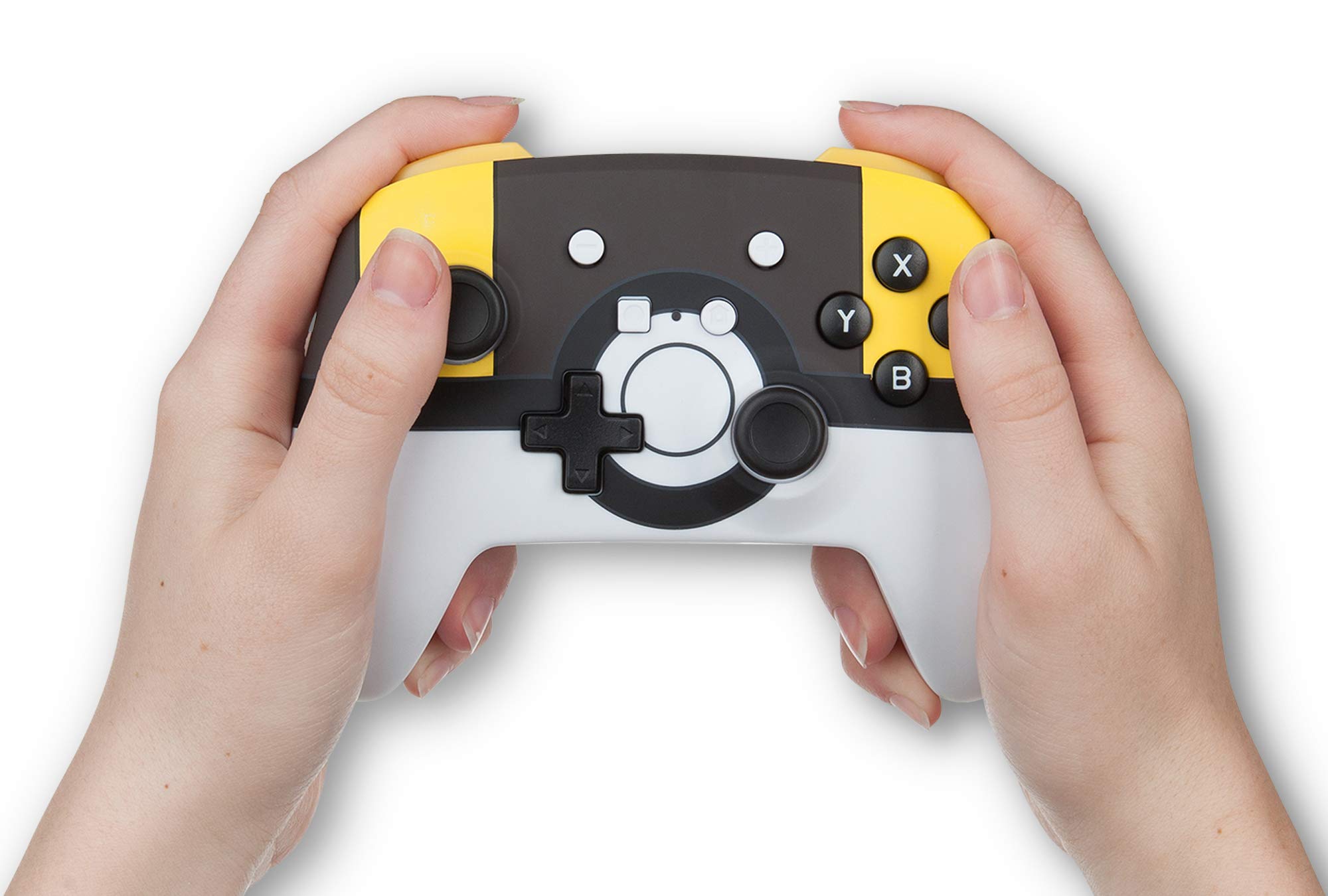 PowerA Enhanced Wireless Controller for Nintendo Switch - Pokemon Ultra Ball Design | Ergonomic Gamepad with Motion Controls & Custom Buttons | Perfect for Gaming, Travel & Multiplayer Sessions