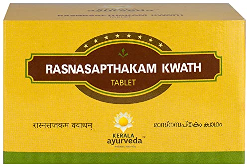 Ayurveda Rasnasapthakam Kwath Tablets - 100 Count | Herbal Joint Pain Relief | Supports Mobility & Inflammation | Perfect for Arthritis & Muscle Discomfort