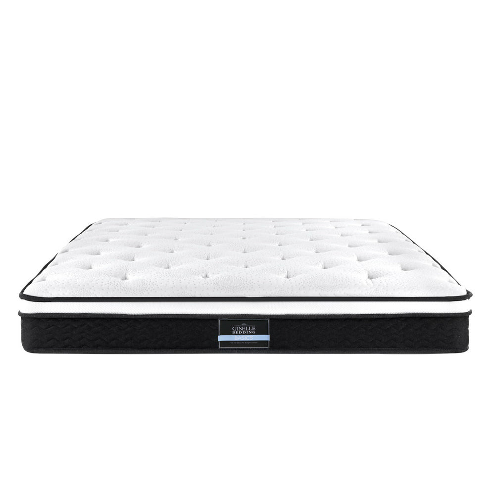 King Size Dorilla Gas Lift Storage Bed Frame with Bonita Pillow Top Mattress - Medium Firm Beige Upholstered Platform Bed | Perfect for Small Spaces, Guest Rooms & Modern Bedrooms