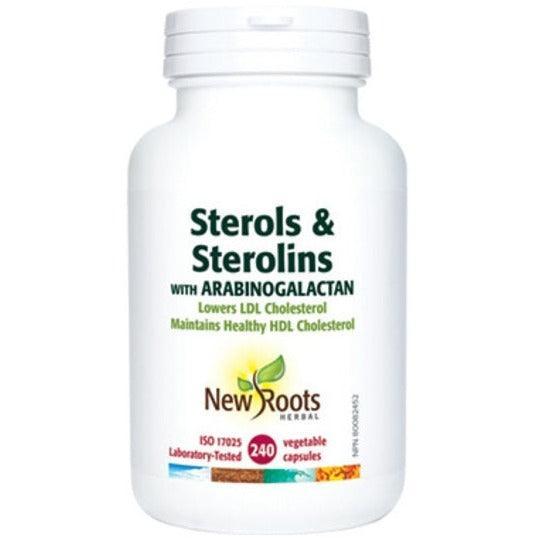 New Roots Sterols & Sterolins with Arabinogalactan 240 Veggie Capsules - Immune Support Supplement for Adults, Plant-Based Wellness Boost - Perfect for Daily Health Maintenance & Immune System Enhancement