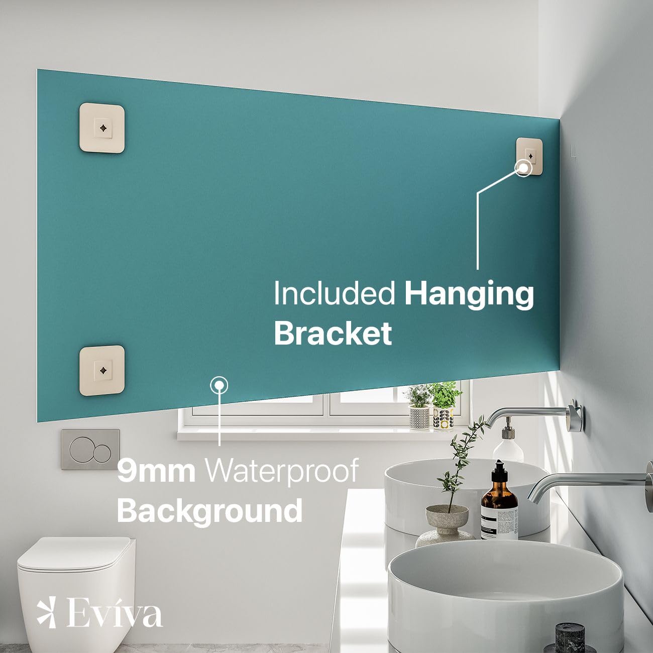 Eviva Frameless Full Length Mirror 55