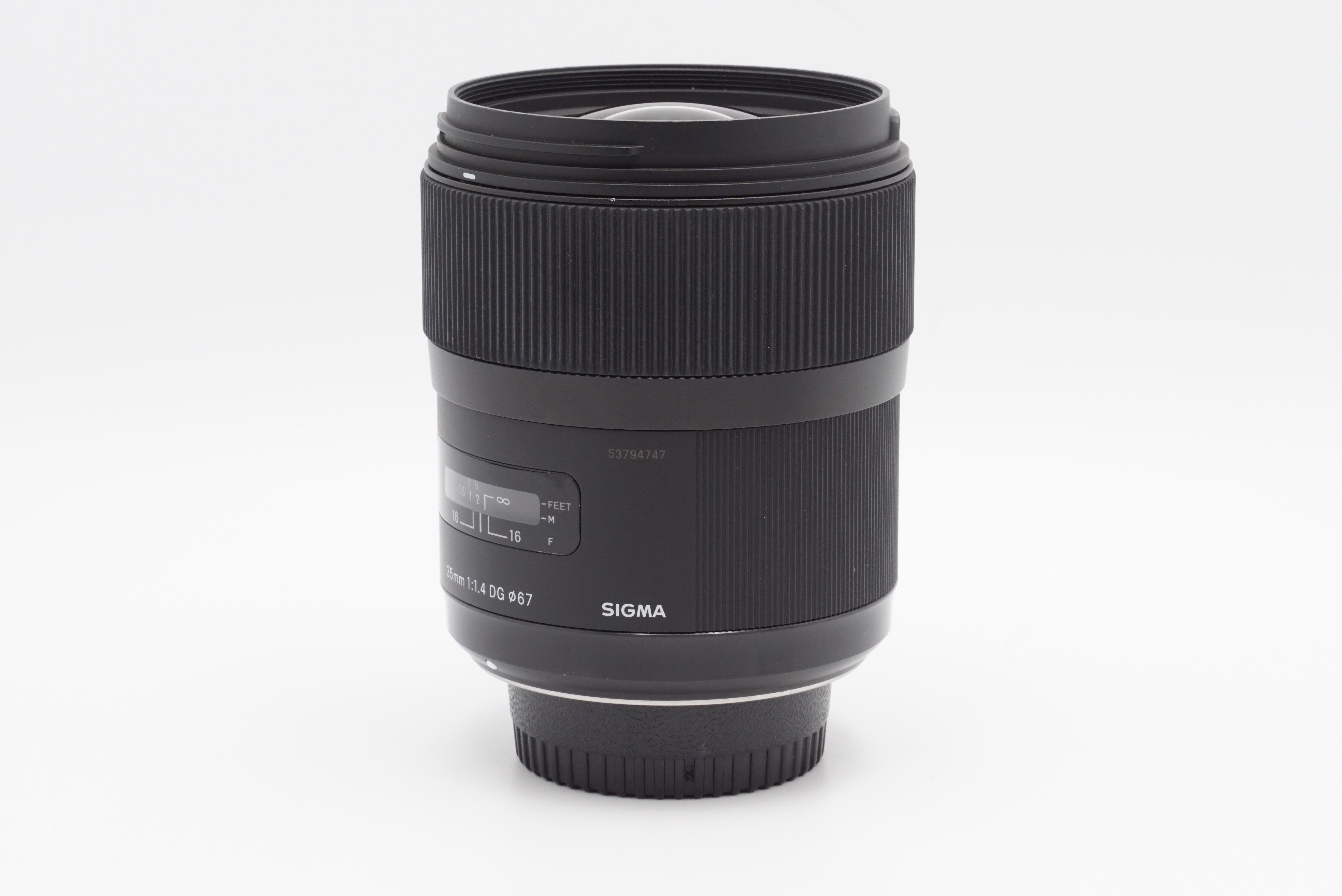 Used Sigma 35mm f/1.4 DG HSM Art Lens for Nikon F Mount - Fast Aperture Prime Lens for Portraits, Low Light & Street Photography (Model #53794747CM) | Perfect for Wedding, Travel & Night Photography