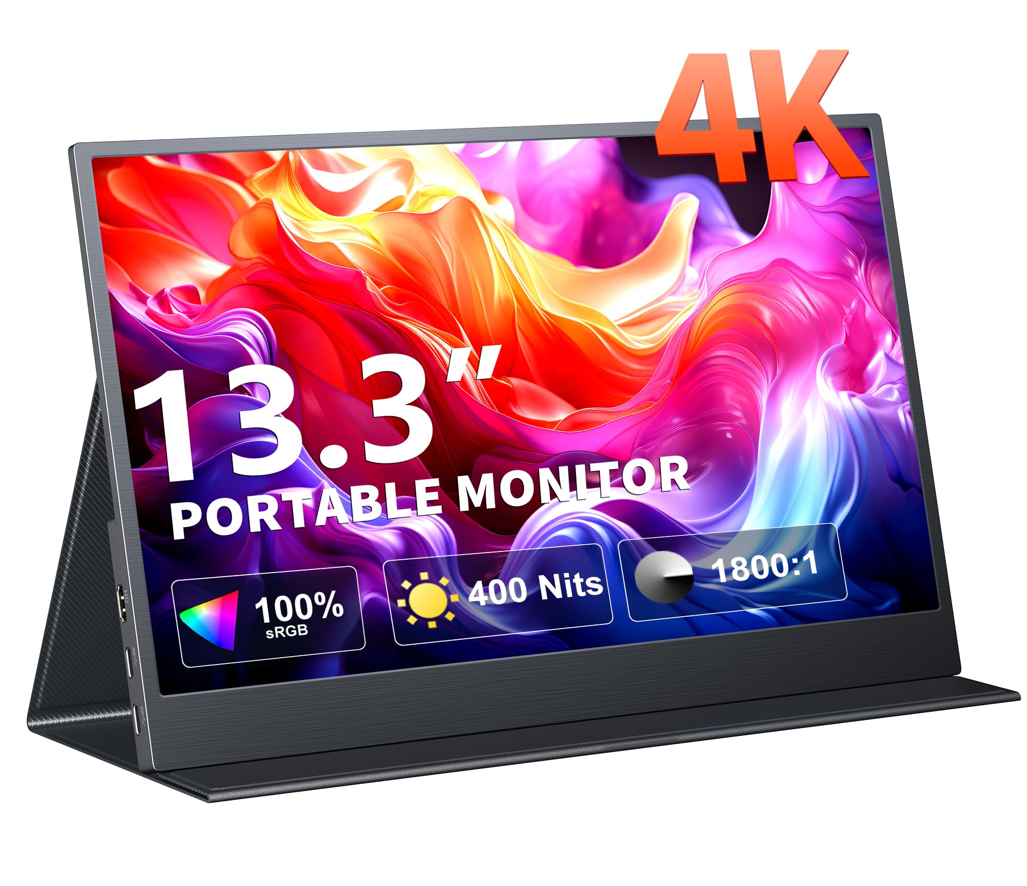 4K Portable Monitor 13.3