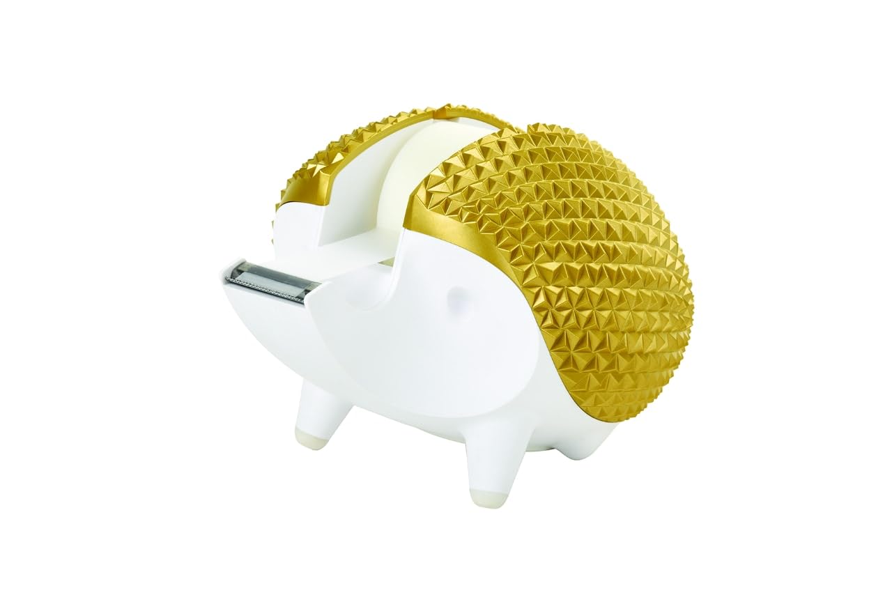 Scotch Hedgehog Tape Dispenser with 34 in x 350 in Tape Roll - Perfect for Gift Wrapping, Office Supplies, Crafting & Home Organization