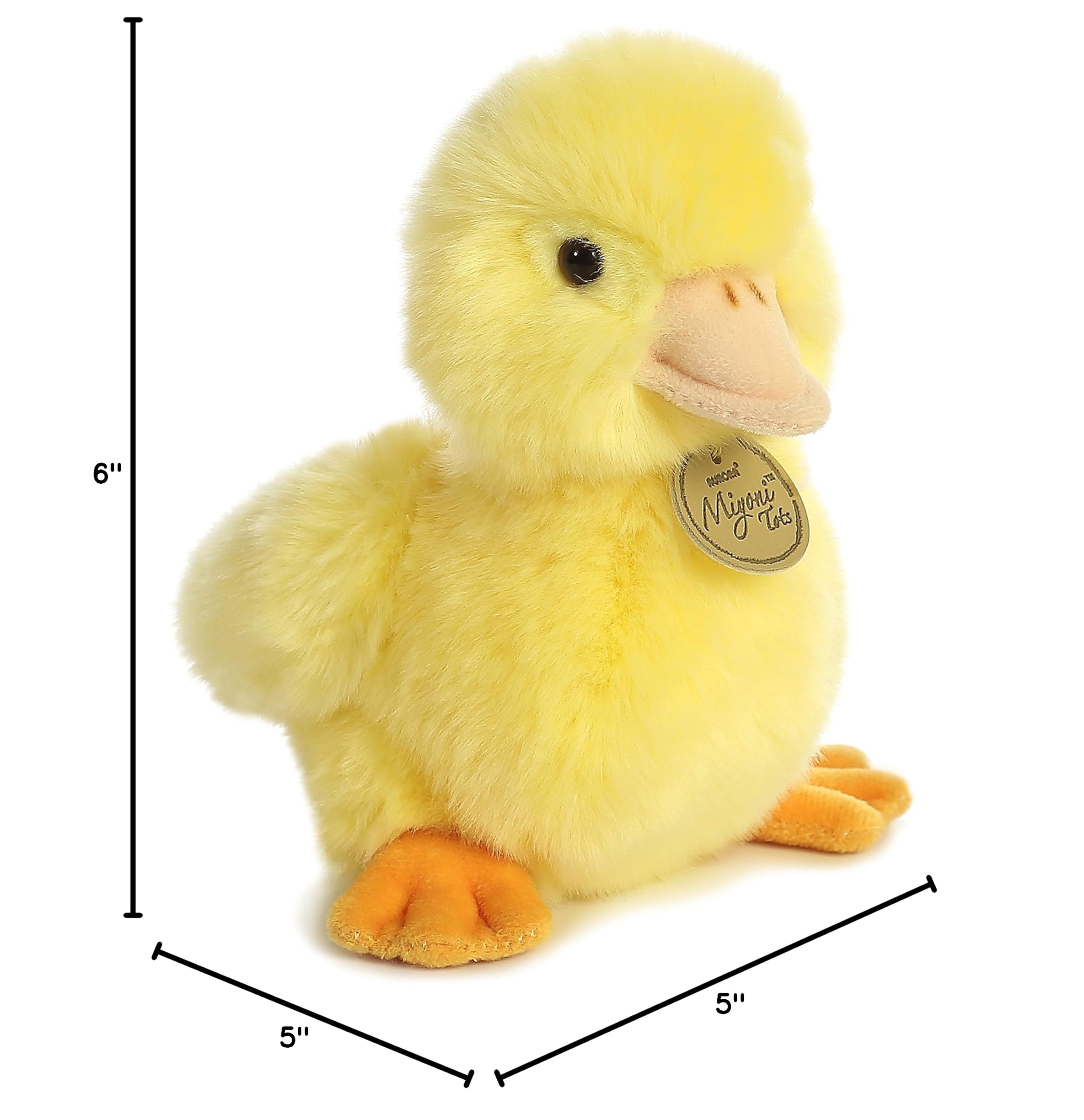 Aurora® Adorable Miyoni® Tots Duckling Stuffed Animal Plush Toy - 7.5