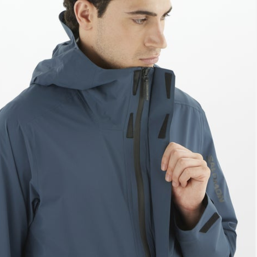 Salomon Men's Outerpath Pro 2.5L Waterproof Hiking Jacket - Lightweight Windbreaker for Outdoor Adventures & Trail Running
