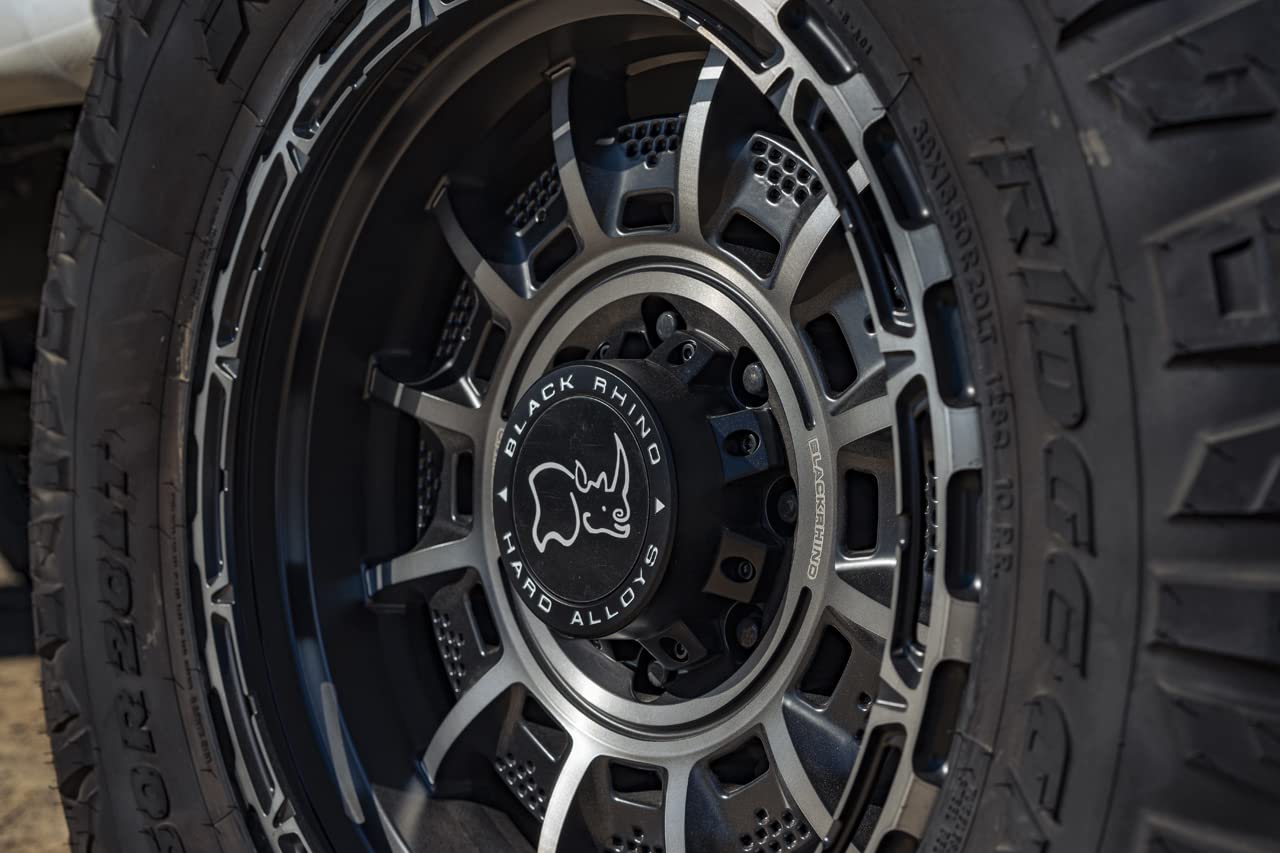 Black Rhino BR002MA17906812N 17x9 6x5.5 Matte Black Wheels with Gray Tint -12MM Offset - Off-Road & Street Performance Rims for Trucks, Jeeps & SUVs