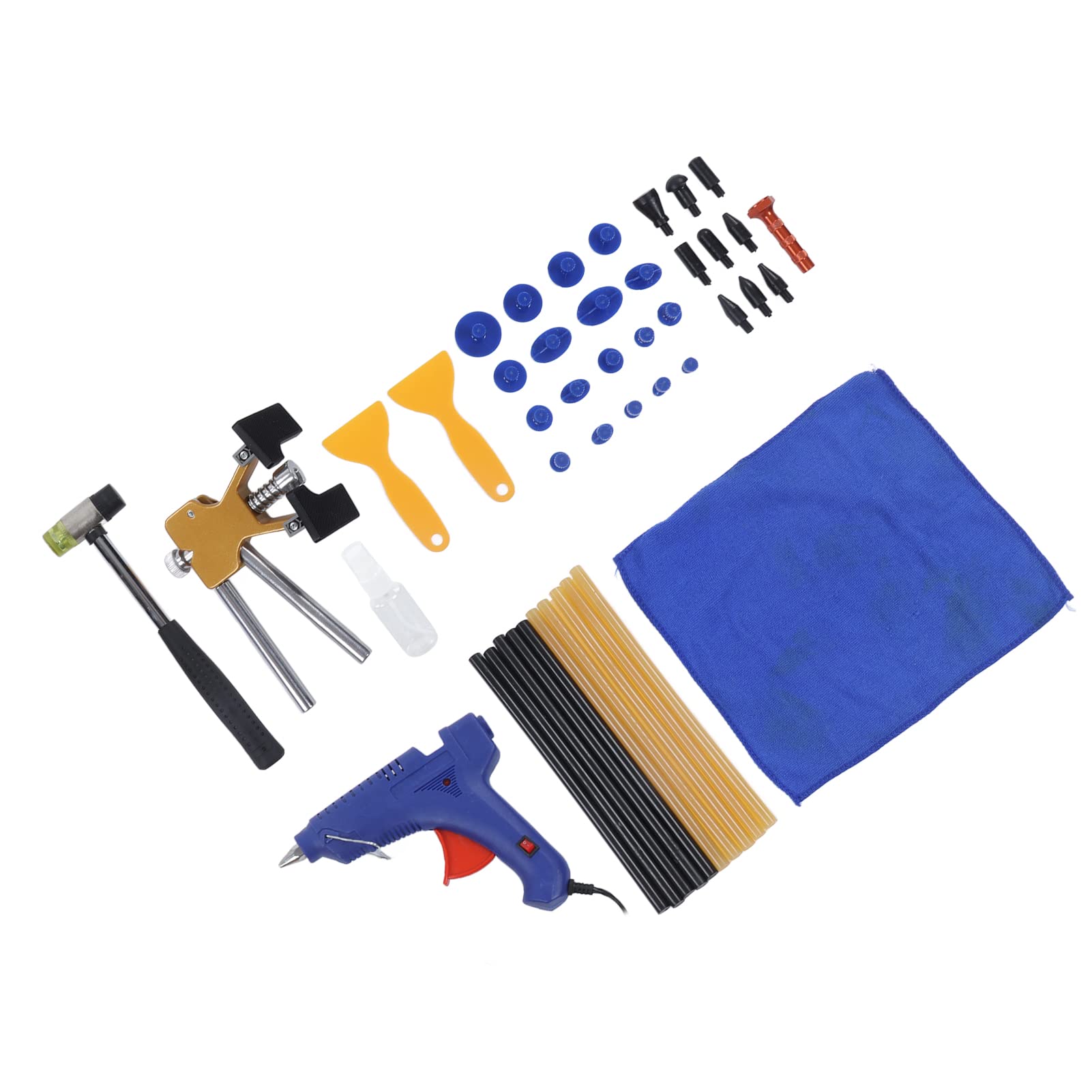 Jeanoko Paintless Dent Repair Tool Kit - ABS & Metal Dent Removal Tools for Trucks, Cars & SUVs | Easy Storage & Professional-Grade Dent Repair | Perfect for DIY Auto Body Repair & Garage Use