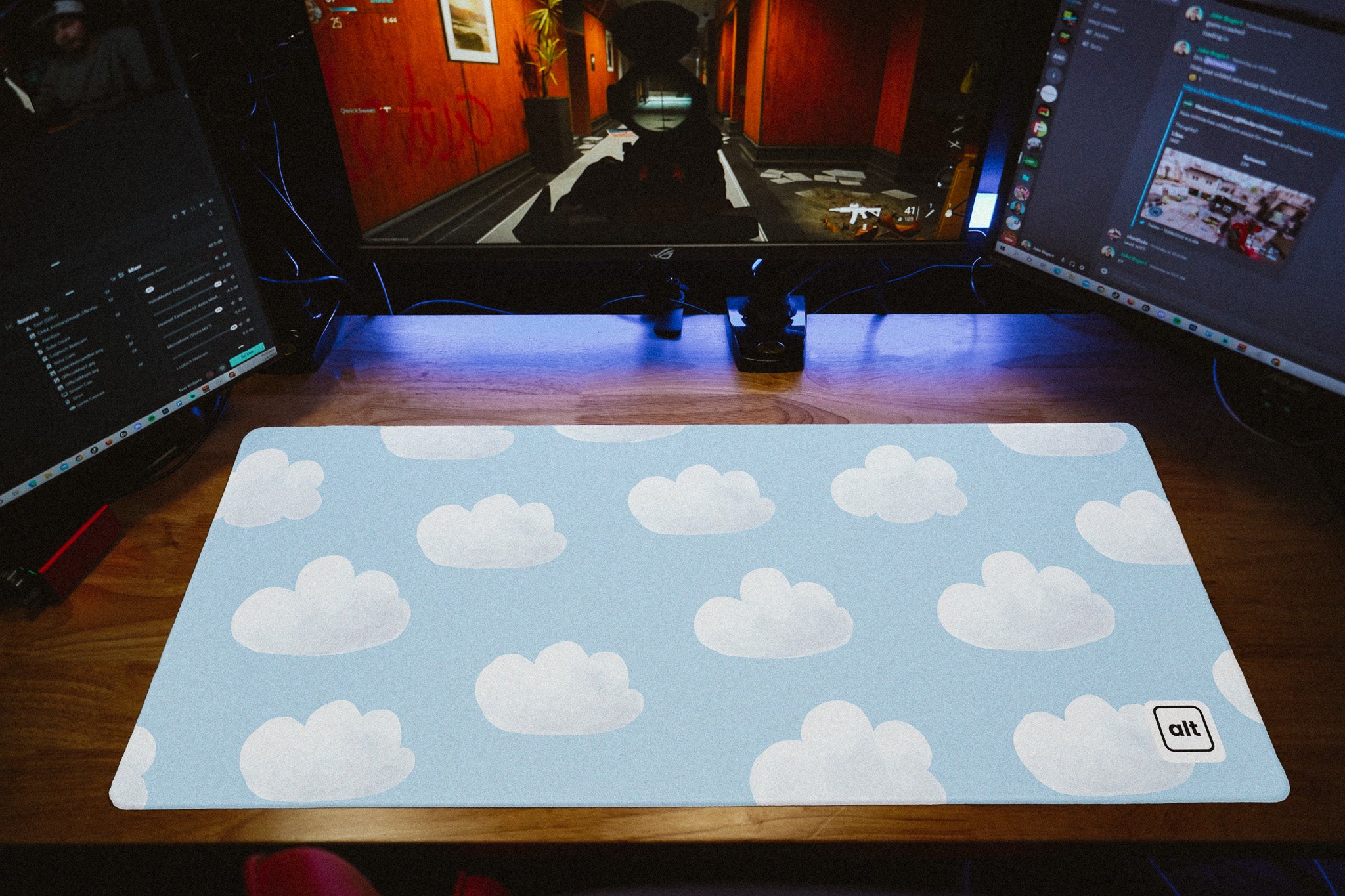 Premium Cloudy Days Mouse Pad - Non-Slip Gaming & Office Desk Mat with Smooth Surface - Perfect for PC, Laptop, Work & Gaming Setup