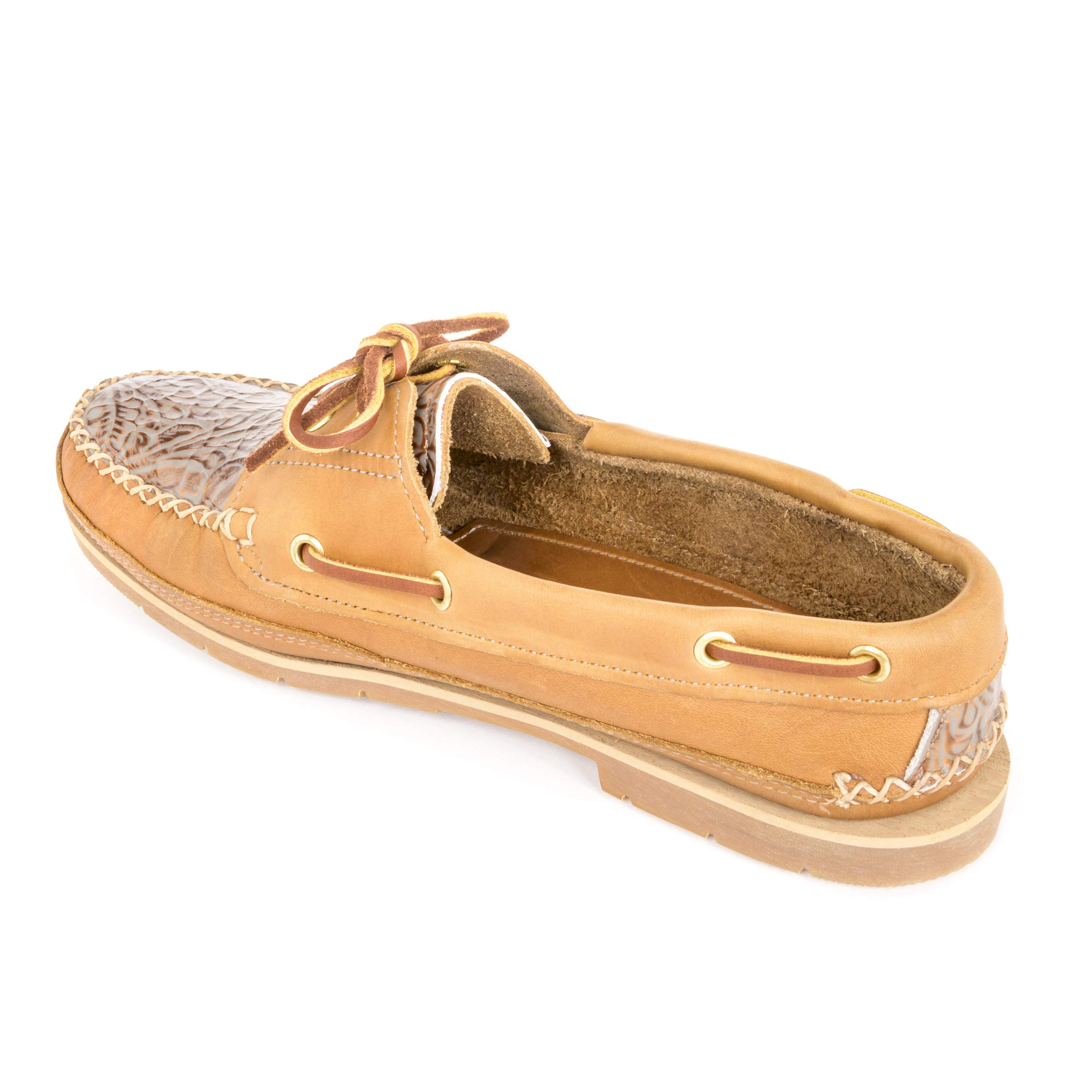 Women's Classic Copper Boat Shoes - Comfortable & Stylish Deck Shoes for Sailing, Boating, and Casual Wear
