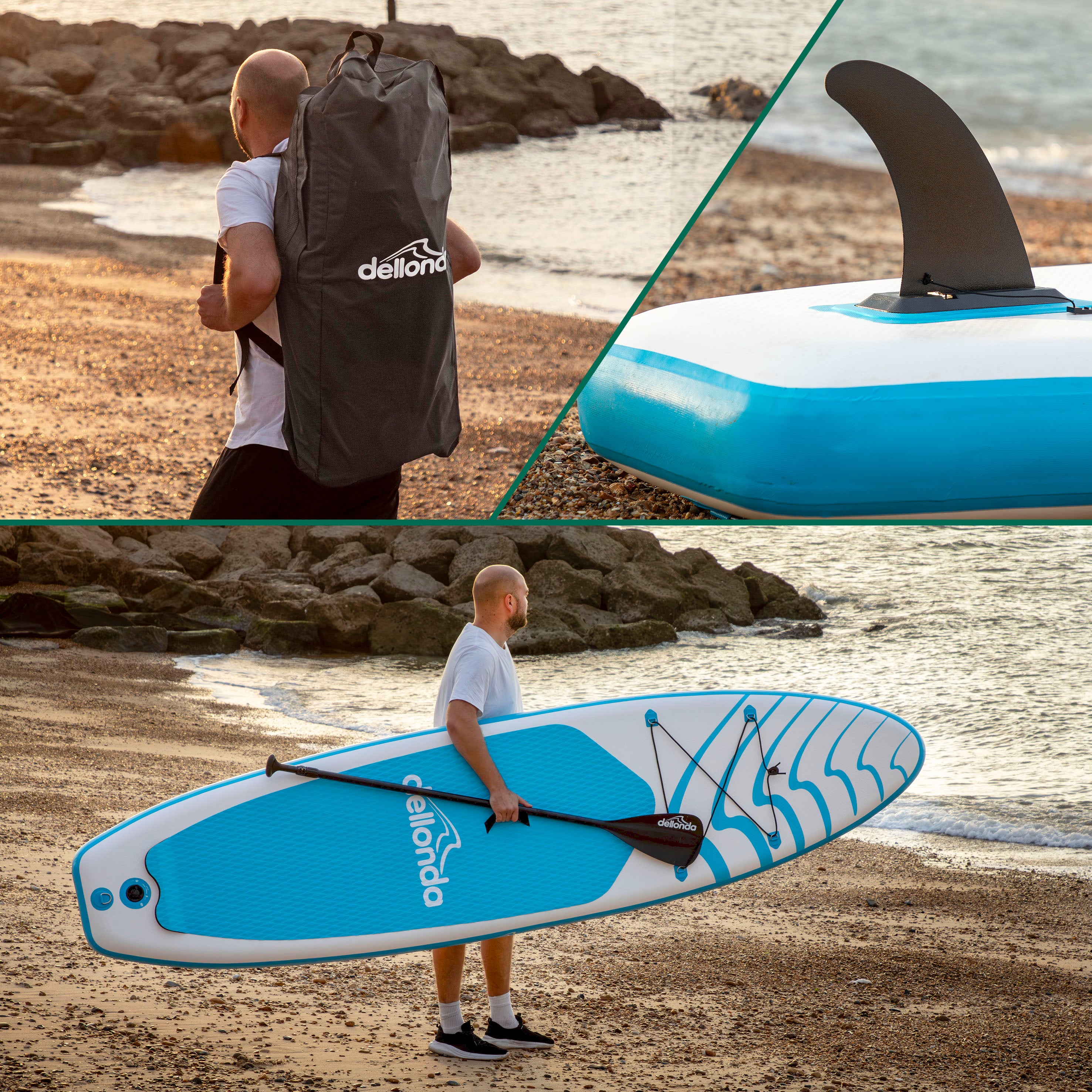 Premium Inflatable Stand Up Paddle Board (SUP) - 10'6