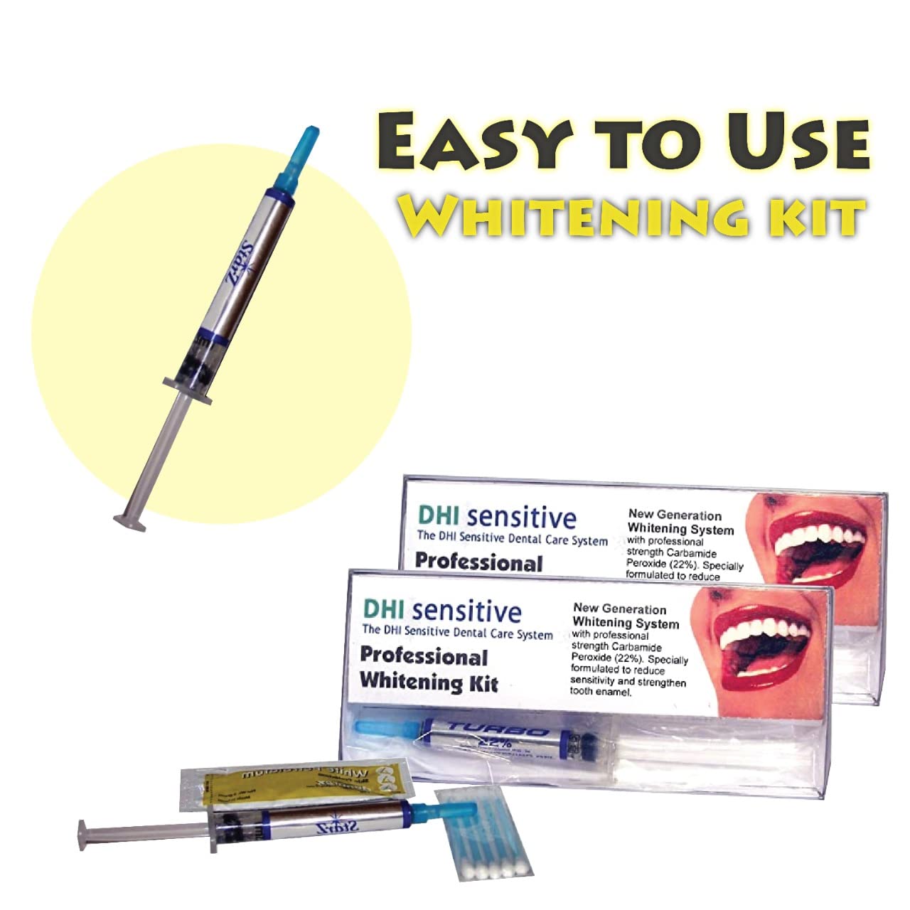 Professional At-Home Teeth Whitening Kit - 2 Pack | Fast & Effective Teeth Whitener for Sensitive Teeth | Enamel Safe Whitening Gel | Remove Coffee, Wine & Tobacco Stains | No LED Light Needed | Long-Lasting Bright Smile | Perfect for Weddings, Job Interviews & Special Occasions