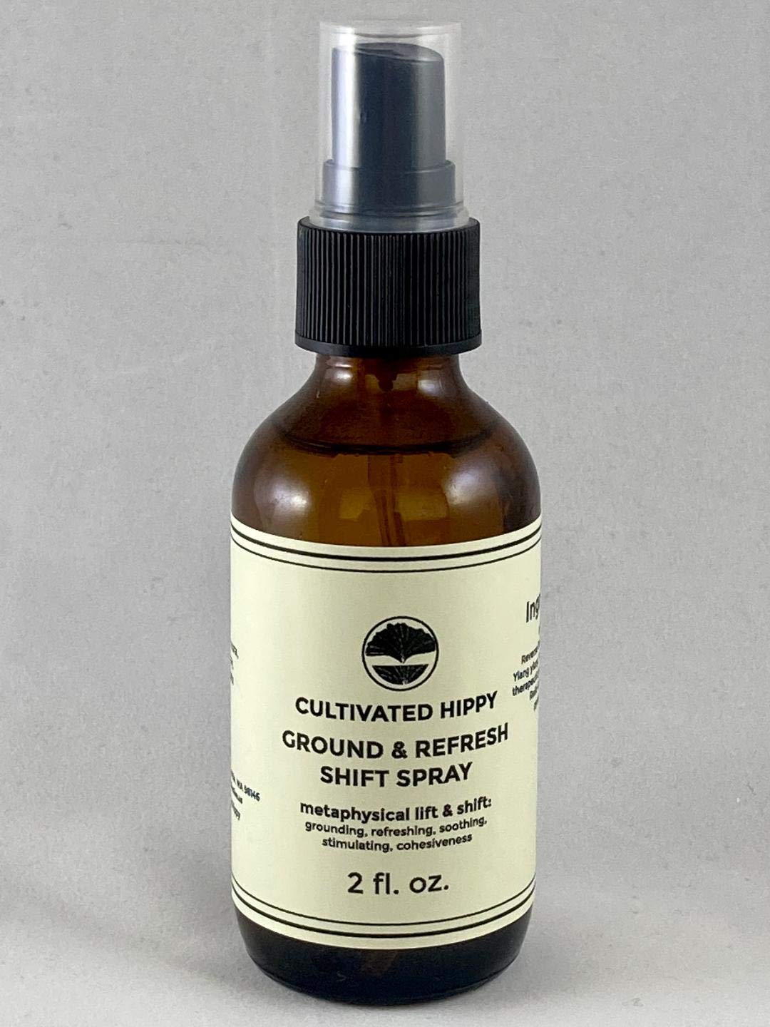 Ground & Refresh Shift Spray by Cultivated Hippy - Organic Aromatherapy Mist for Stress Relief & Energy Boost | Perfect for Yoga, Meditation & Daily Wellness