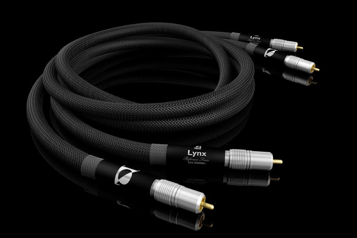 High-Quality Signal Projects Lynx RCA Interconnect Cable - Premium Audio Cable for Home Theater, Hi-Fi Systems, and Studio Equipment
