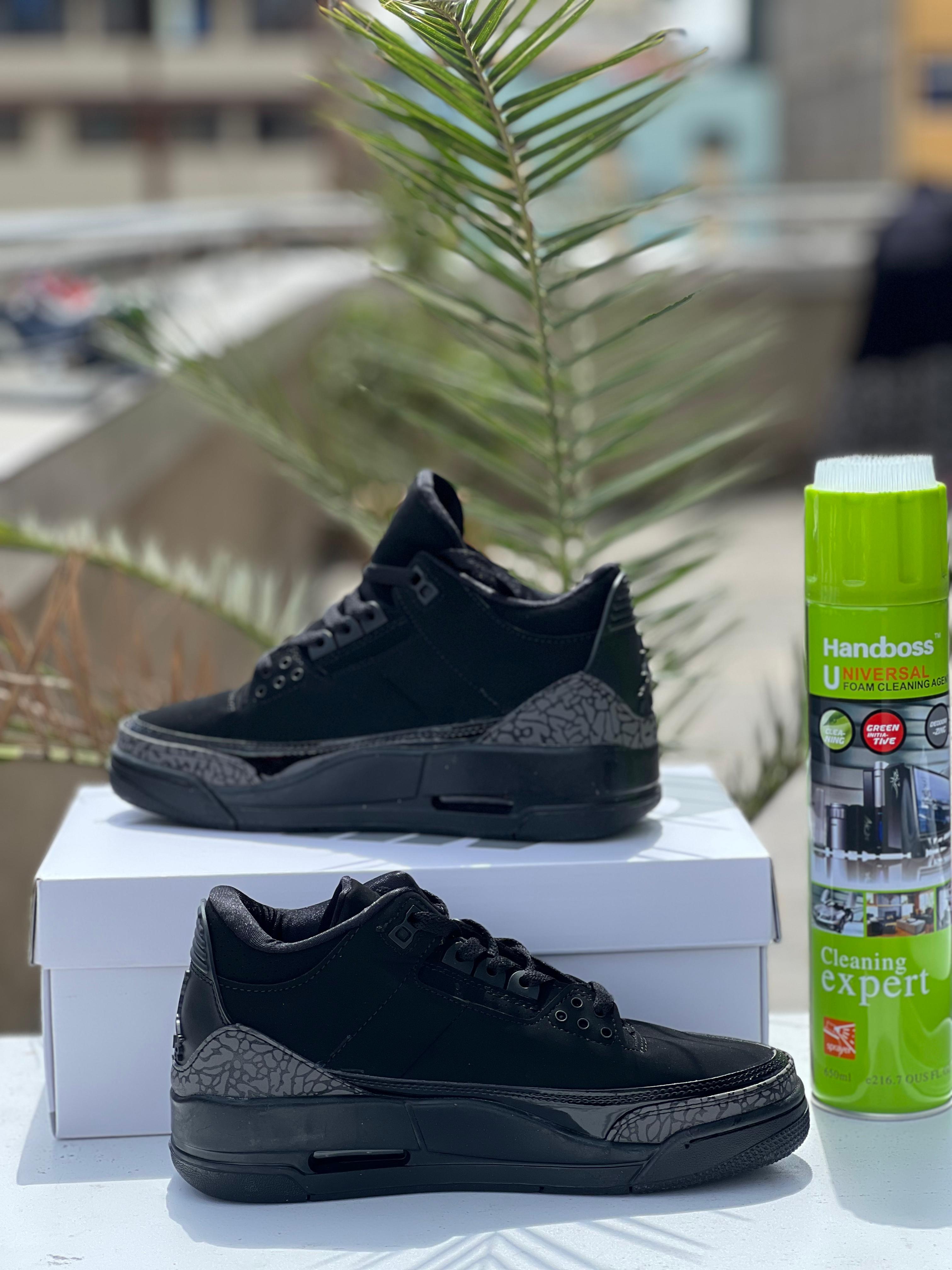 Air Jordan 3 Retro Black Cat Men's Basketball Shoes - Stylish Sneakers for Casual Wear & Street Fashion
