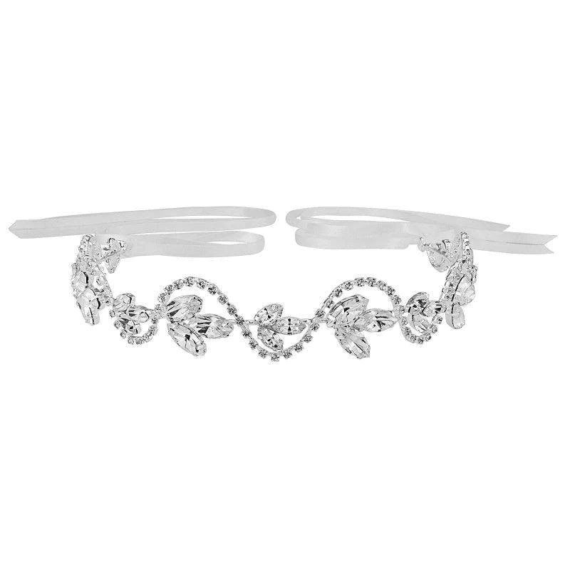 Sparkling Crystal Bridal Headband with Clear Rhinestones - Elegant Tiara & Headdress for Weddings, Prom, Pageants & Special Events | Style 1791