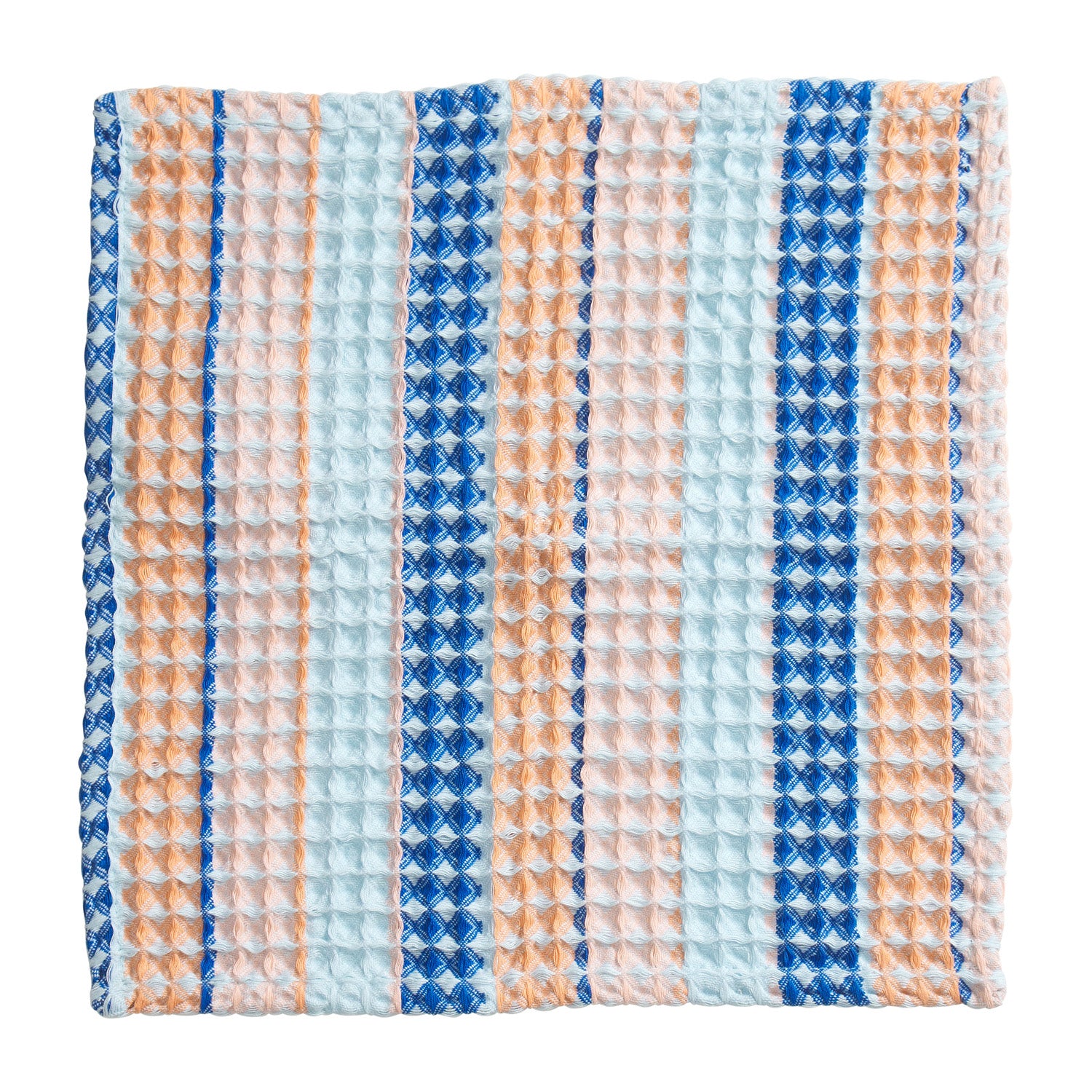 Kanti Waffle Face Washer - Soft Exfoliating Washcloth for Gentle Cleansing | Ultramarine Blue | Perfect for Sensitive Skin & Daily Skincare Routine