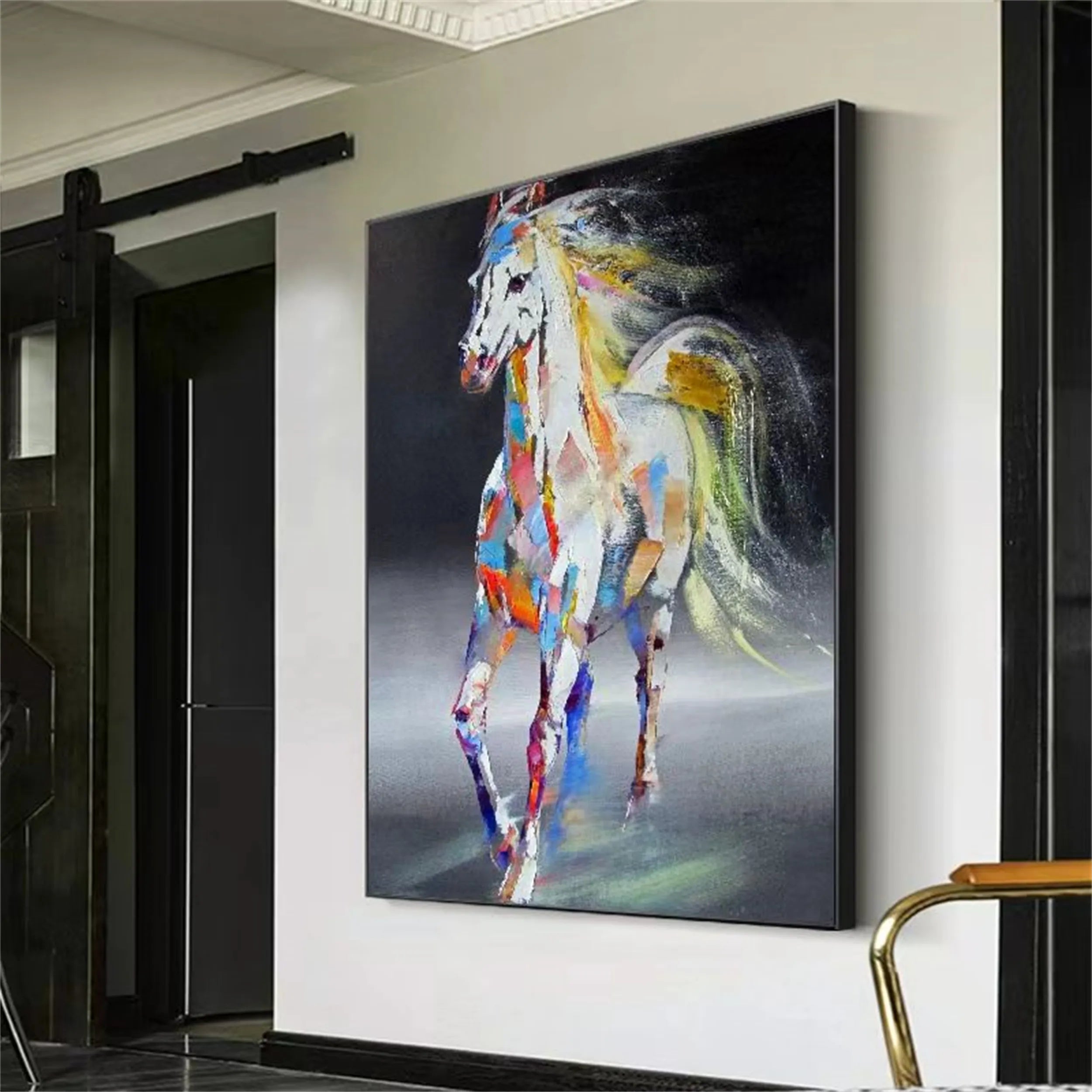 Animal Art Painting #AP036 - Handmade Canvas Wall Decor for Living Room, Bedroom & Office - Perfect Gift for Pet Lovers & Home Decor
