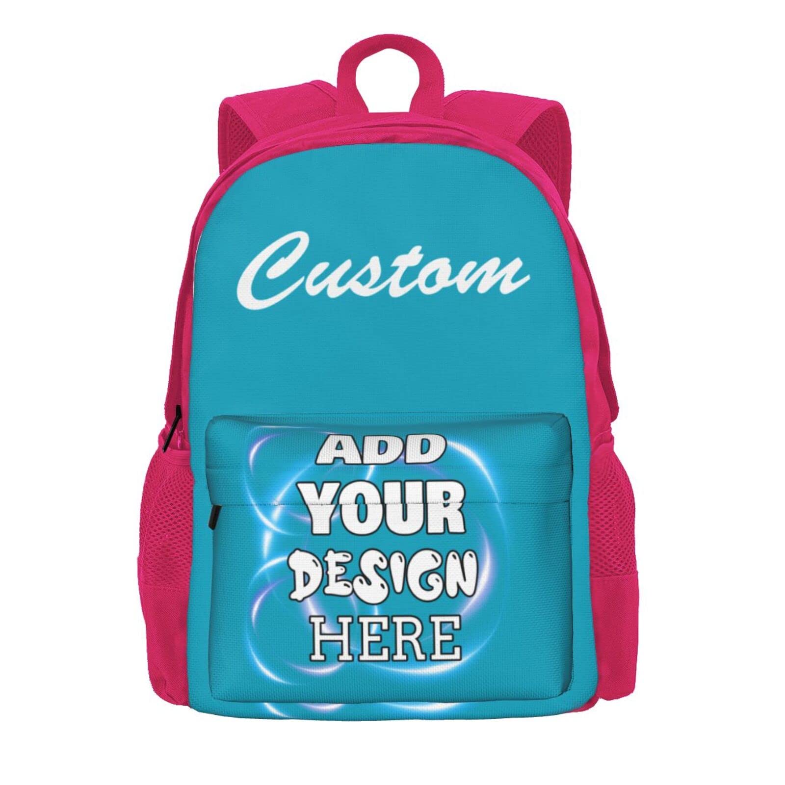 Custom Personalized Backpacks for School - Add Your Name, Photos or Images - Durable Book Bags for Boys & Girls - Perfect for Daily Use, Travel & Outdoor Adventures